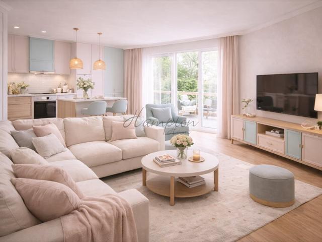 Nowoczesny 3 pokojowy apartament z ogródkiem w Mokotowie