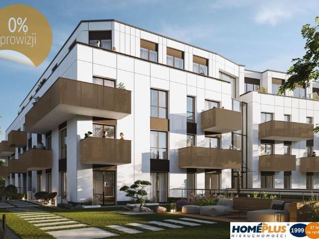 Nowoczesny 3 pokojowy apartament z balkonem i zielonym terenem