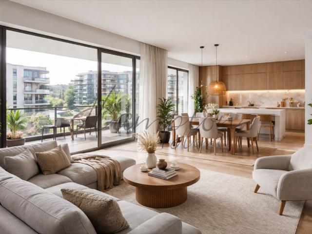 Nowoczesny 3 pokojowy apartament z balkonem w Wawer
