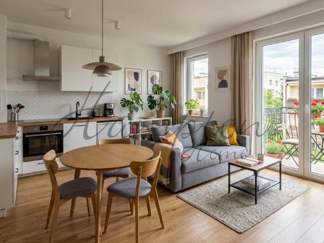 Nowoczesny 3 pokojowy apartament z balkonem w Wawer