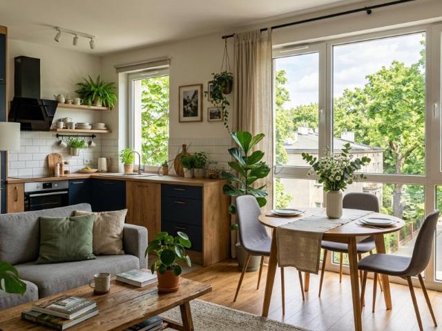Nowoczesny 3 pokojowy apartament z balkonem w Wawer