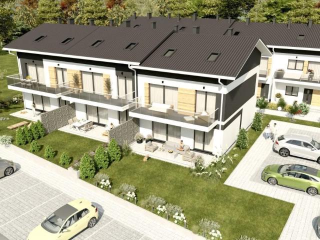 Nowoczesny 3 pokojowy apartament z poddaszem i balkonami