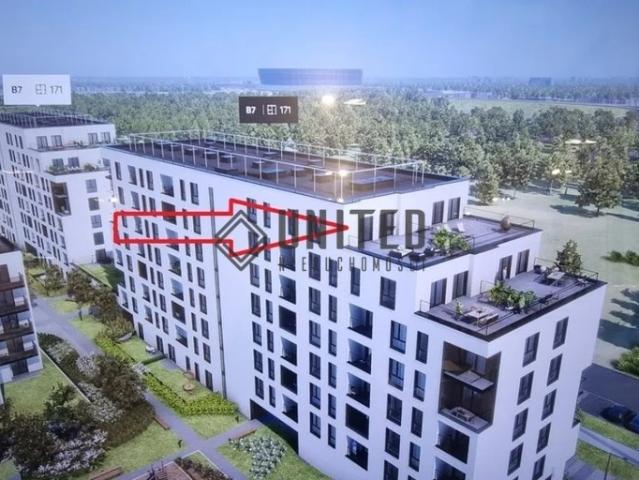 Nowoczesny 4 pokojowy apartament z dużym tarasem na Żernikach