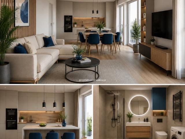 Nowoczesny 5 pokojowy apartament z tarasem i loggiami