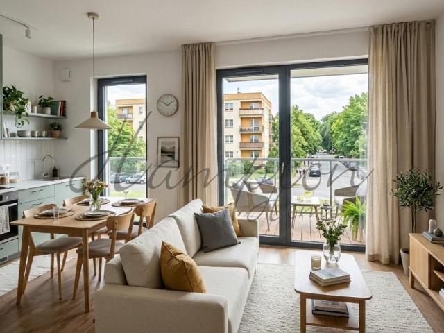 Nowoczesny 77 m² apartament z tarasem i 2 łazienkami