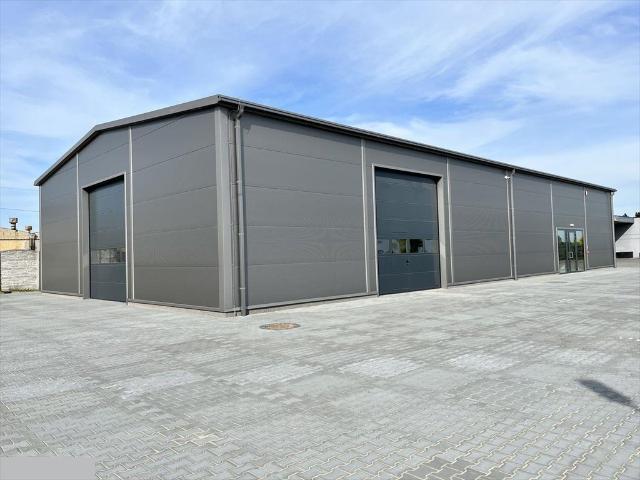 Nowoczesna hala magazynowa 550 m² z antresolą i pełnym wyposażeniem