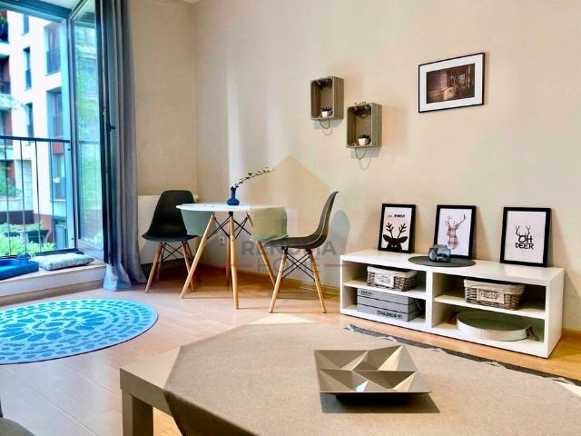 Nowoczesna kawalerka 27,7 m2 z windą i zielonym patio