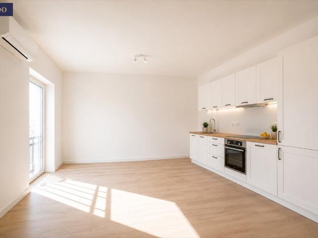 Nowoczesna kawalerka 25 m² z balkonami po remoncie