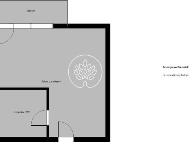Nowoczesna kawalerka 30 m² z balkonem w inwestycji Nowy Port