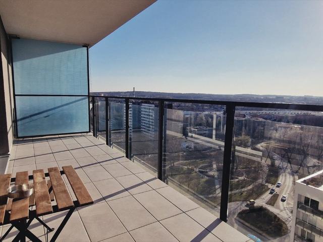 Nowoczesna kawalerka z dużym tarasem i panoramicznym widokiem