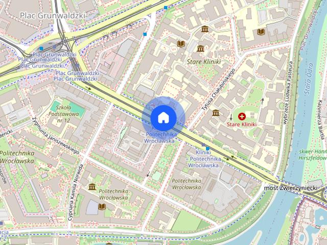 Nowoczesna kawalerka Plac Grunwaldzki | 25 m2 | Skłodowskiej Curie