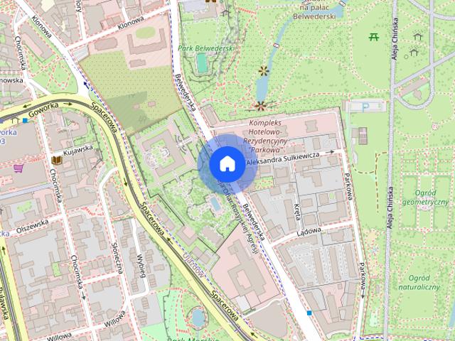 nowoczesna, słoneczna kawalerka 30m w kamienicy z wid.na zielone patio