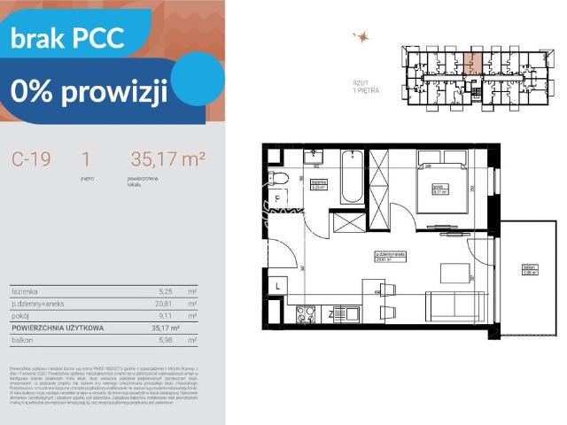 Sprzedam nowoczesne 2 pokojowe mieszkanie z balkonem nad Kanałem Bydgoskim