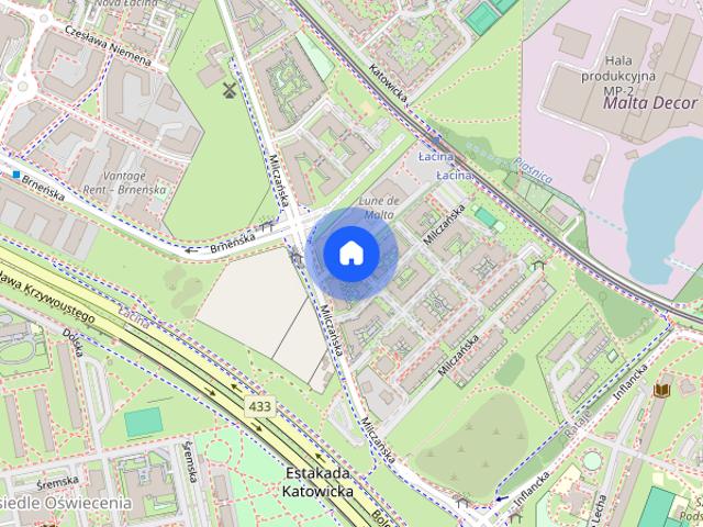 Nowoczesne mieszkanie 2 pokojowe, przy Posnanii, garaż podziemny