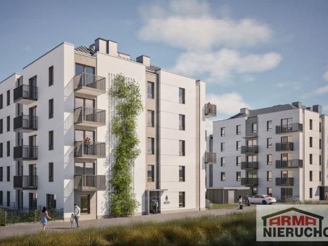 Nowoczesne 2 pokojowe mieszkanie z balkonem, bez prowizji