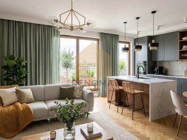 Nowoczesne mieszkanie 45 m² z balkonem i miejscem postojowym