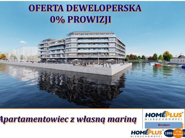 Nowoczesne mieszkanie z własną mariną i balkonem