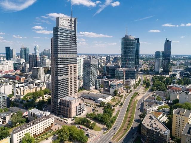 Nowoczesne biuro 226 m² w wieżowcu Wola, certyfikat BREEAM