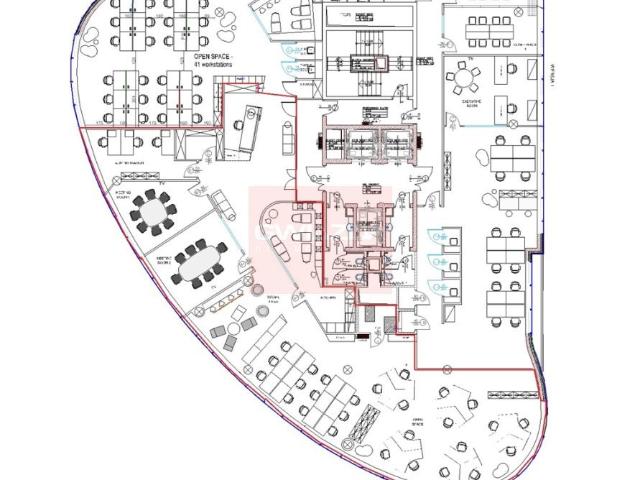 Nowoczesne biuro 314 m² w Mokotowie z klimatyzacją