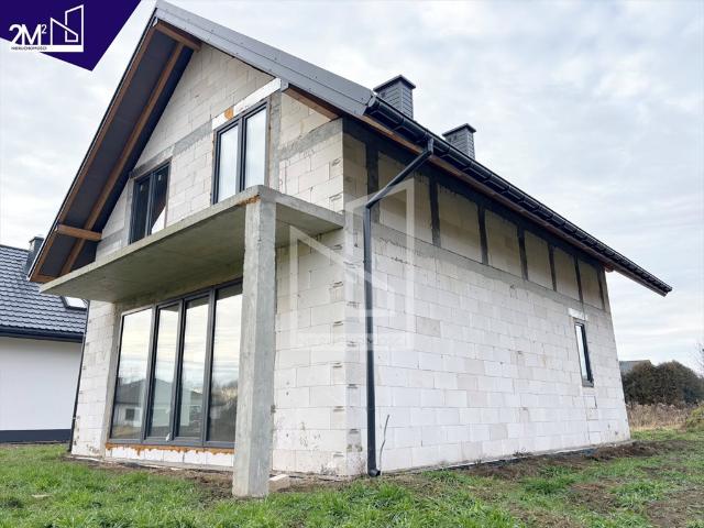 Nowoczesne domy 122 m² w Łańcucie – stan surowy, wykończenie