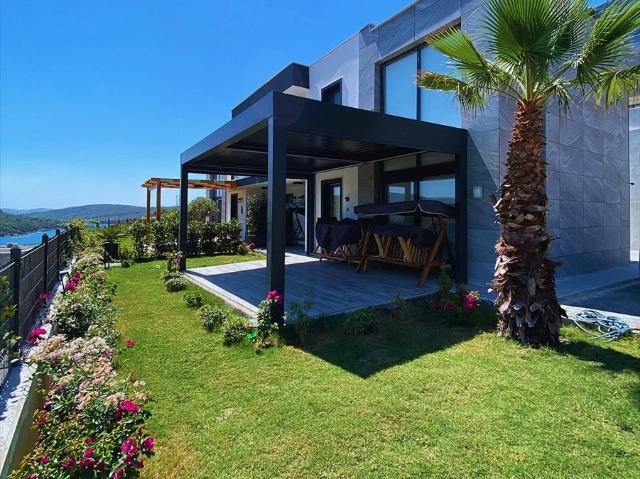 Nowoczesne domy z ogrodem 700 m od plaży w Bodrum