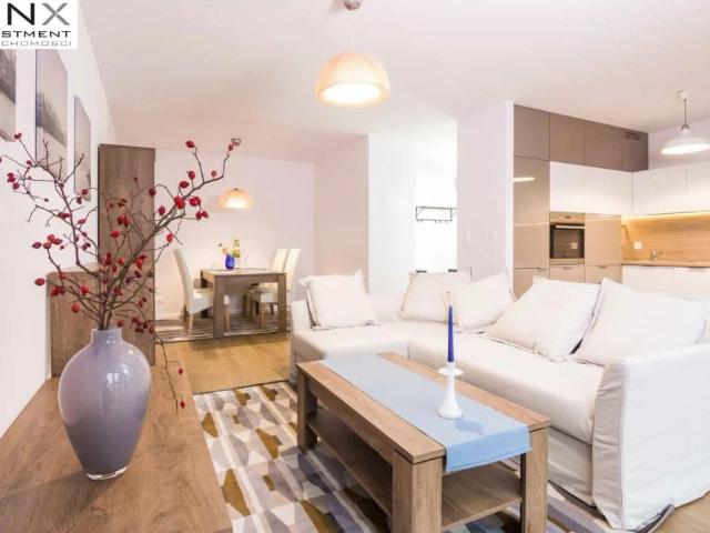 Nowoczesne, przestronne mieszkanie 60 m2, balkon, Garden Residence