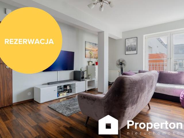 Nowoczesne studio z dużym balkonem w Ząbkach