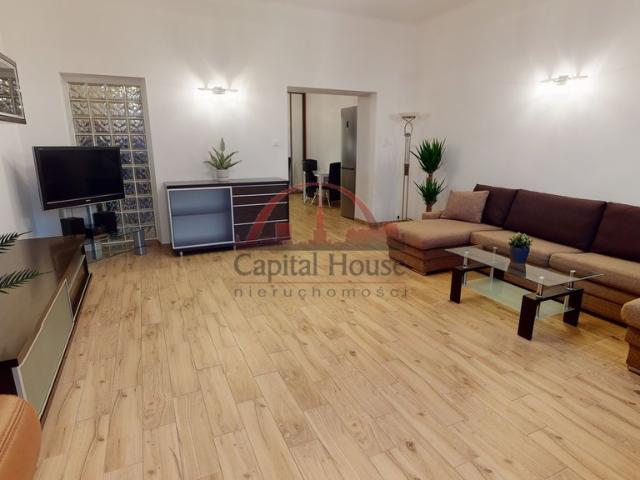 Nowoczesne studio z widokiem na centrum Warszawy, 55 m2