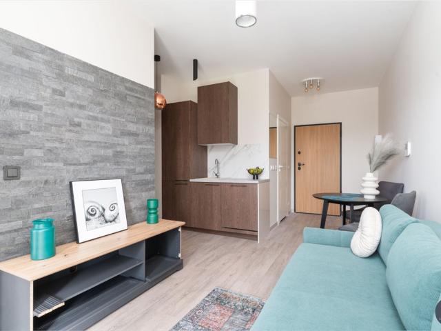 Nowoczesne 28 m² na Mokotowie z loggią i klimatyzacją