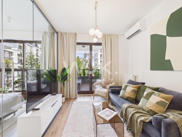 Polecam nowoczesne 29 m² 2 pokojowe mieszkanie z balkonem