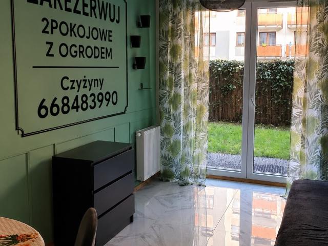 Nowoczesne 2 pokoje z ogródkiem, blisko komunikacji