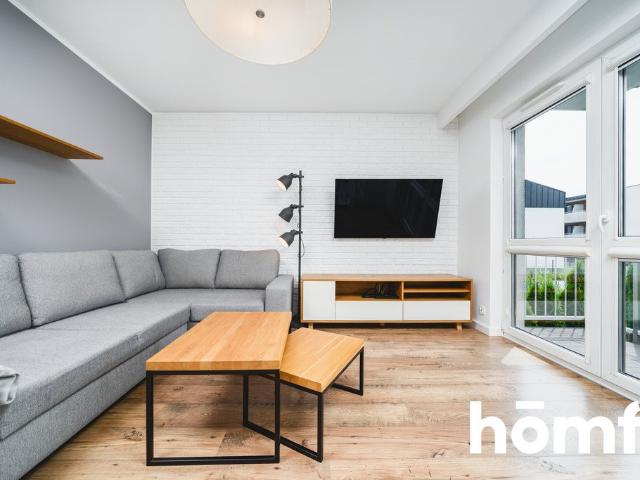 Na wynajem przestronne 2 pokojowe mieszkanie 43 m² z balkonem