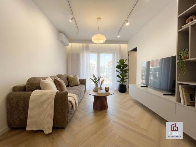 Nowoczesne 2 pokojowe mieszkanie • 40.5 m² • Katowice, ul. Meteorologów 35/14
