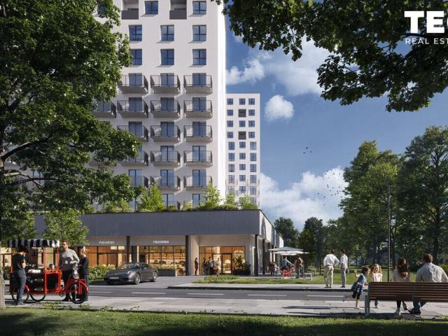 Nowoczesne 2 pokojowe mieszkanie 35,19 m², wysoki piętro