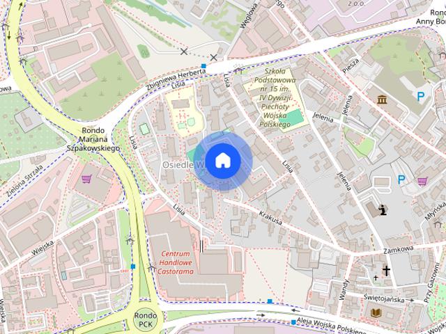 Nowoczesne 2 pokojowe mieszkanie w centrum miasta wynajem okazjonalny