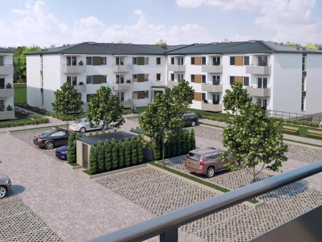 Nowoczesne 2 pokojowe mieszkanie w Dominowie z balkonem