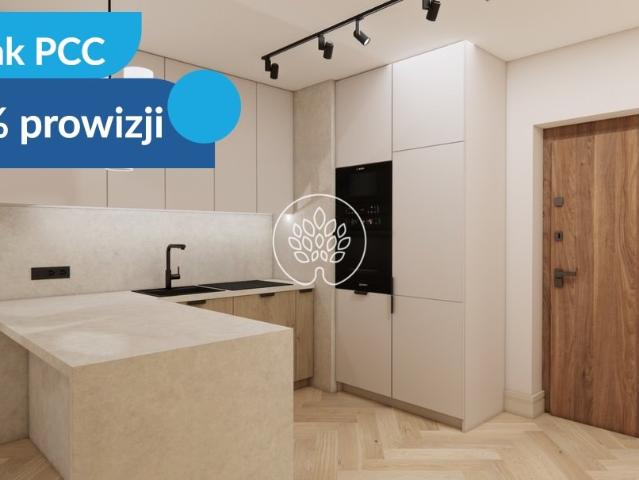 Nowoczesne 2 pokojowe mieszkanie z ogródkiem 42 m², wysoki standard
