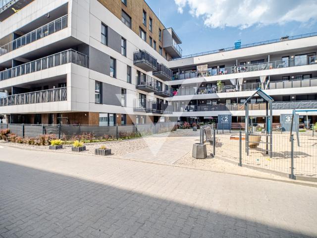 Nowoczesne 2 pokojowe mieszkanie z balkonem i miejscem postojowym