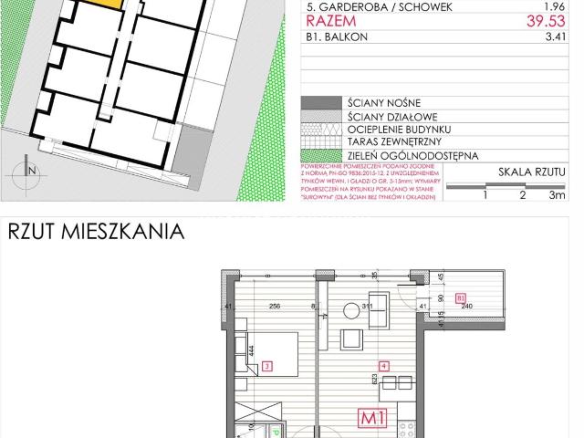 Nowoczesne 2 pokojowe mieszkanie z balkonem i miejscem parkingowym