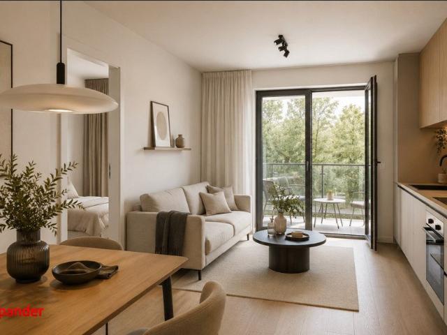 Nowoczesne 2 pokojowe mieszkanie z dużym balkonem i szybkim odbiorem