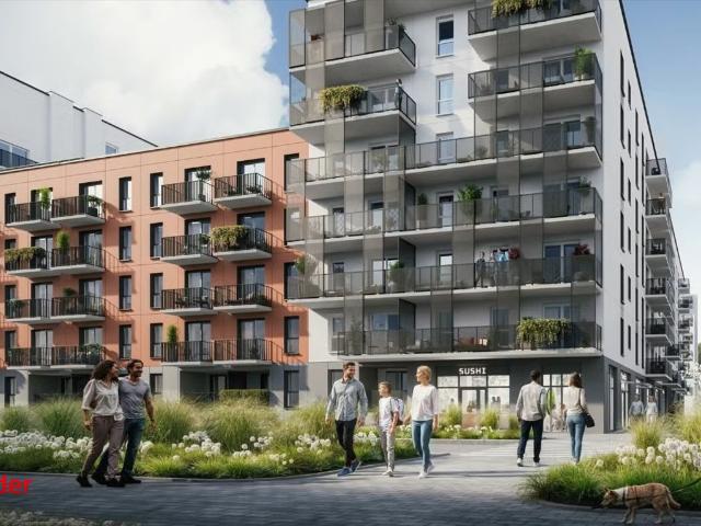 Nowoczesne 2 pokojowe mieszkanie z loggią w centrum Wrocławia