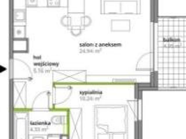 Nowoczesne 2 pokojowe mieszkanie na Pradze Południe, 51 m2