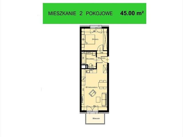 Nowoczesne 2 pokojowe z loggią, stan deweloperski