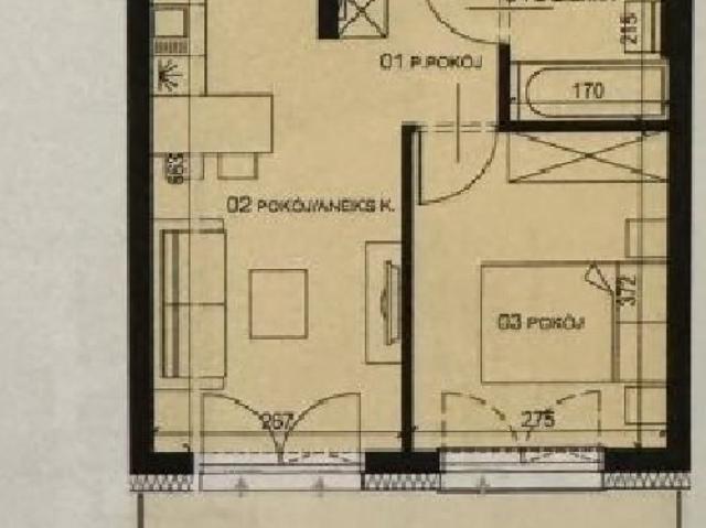Nowoczesne 34 m² z loggią i komórką w Rzeszowie