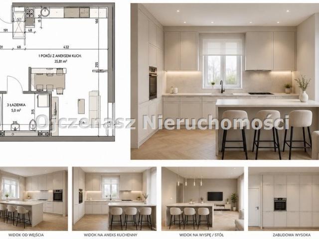 Nowoczesne 35,81 m² w Fordonie stan deweloperski polecam