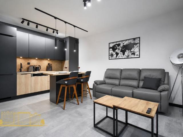 Nowoczesne 38 m² mieszkanie z ogródkiem i garażem