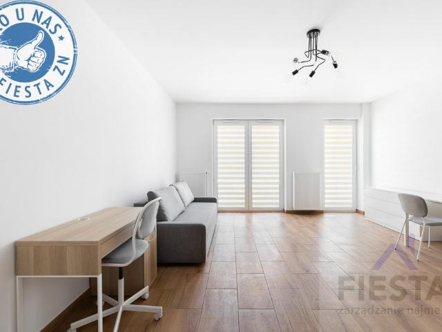 Nowoczesne 32 m² z balkonem, blisko uczelni i zieleni