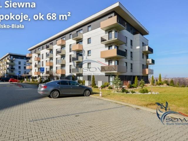Nowoczesne 3 pokoje z balkonem i windą w Bielsku Bała