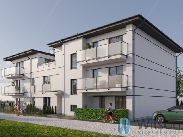 Nowoczesne 3 pokoje z ogrodem 66 m² Marki