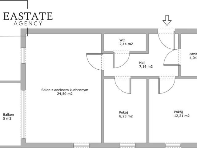 Zapraszam do obejrzenia nowoczesnego 3 pokojowego mieszkania 57 m² w Warszawie